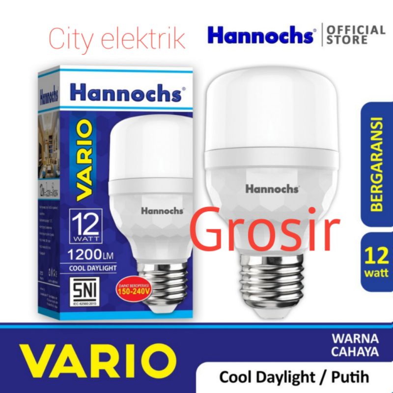 Hannochs Lampu Bohlam LED Vario 12 Watt / Hannochs Vario 12w