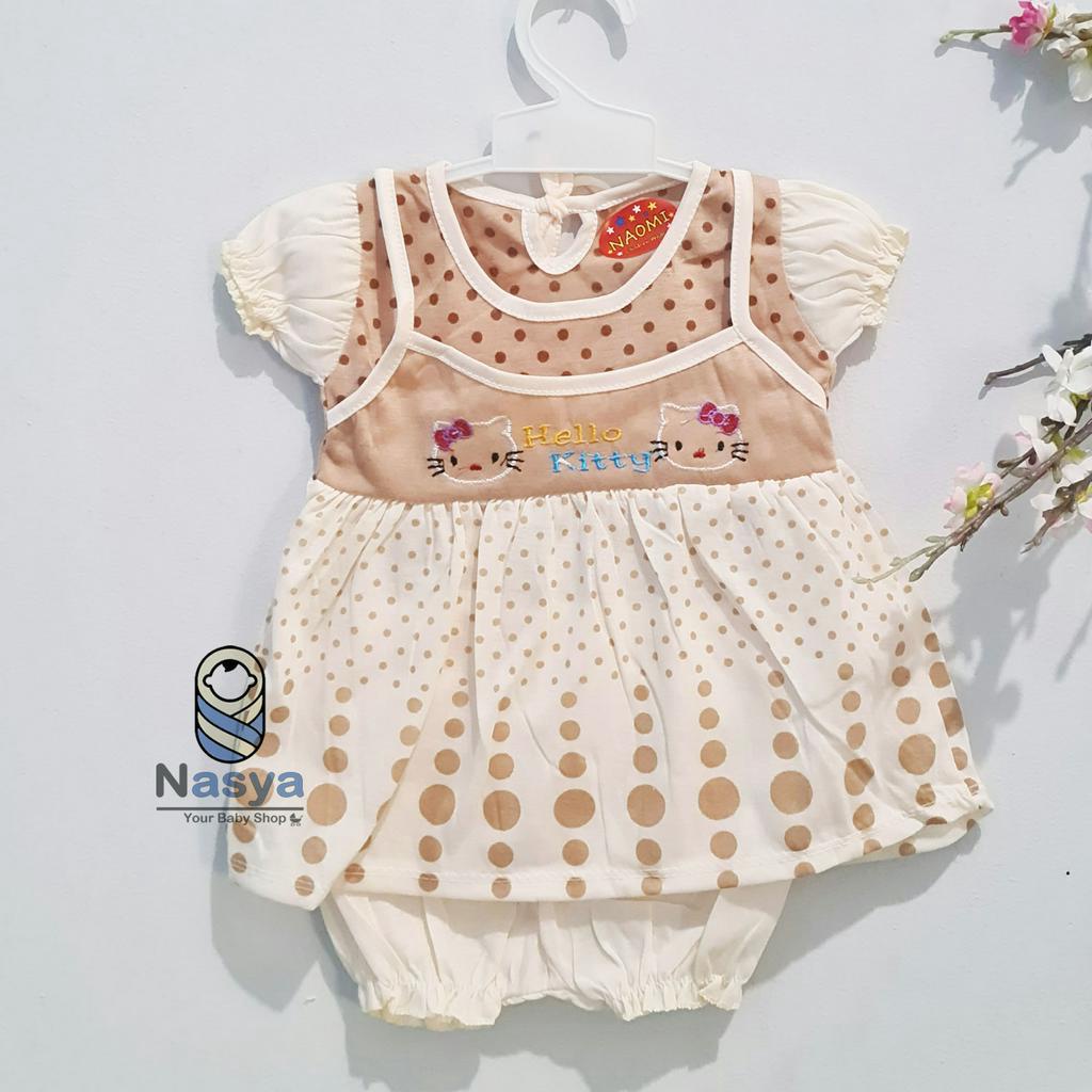 [N-033] Setelan Baju Bayi lucu (3-6 bulan) series cokelat