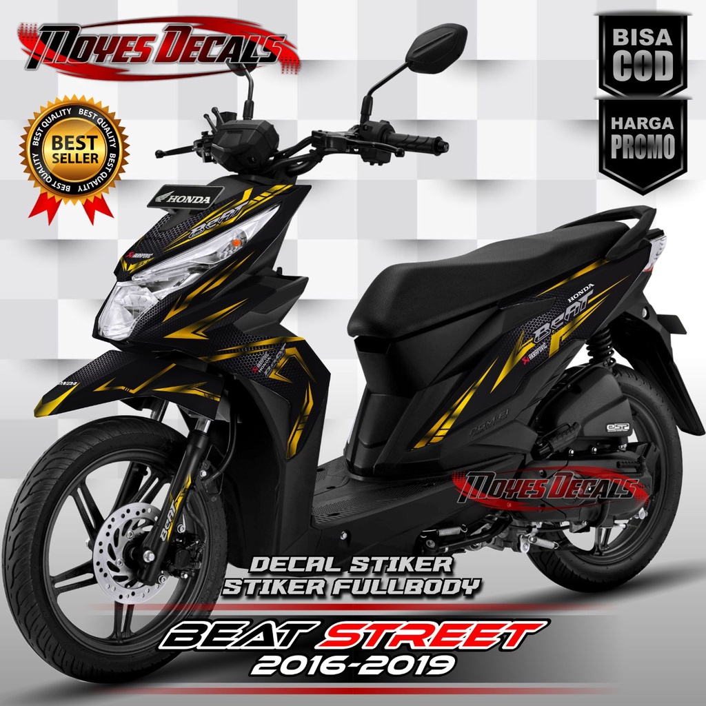 decal beat street stiker beat street decal beat street full body stiker motor beat street decal stik