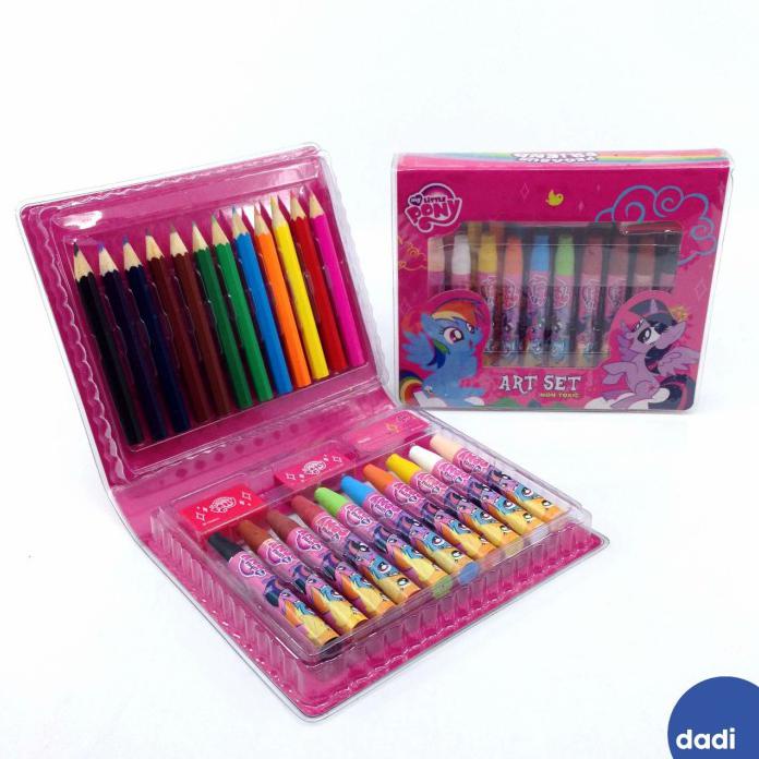 

LITTLE PONY ART SET - DADI/ CRAYON DAN PENCIL MEWARNAI