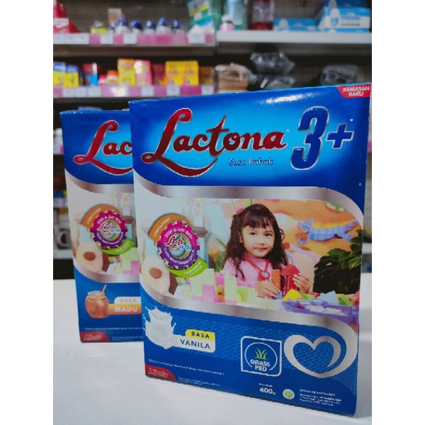 Lactona 3 400g 3-12thn Madu/Vanila