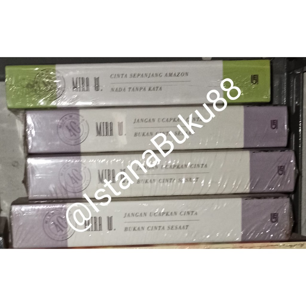 ORIGINAL novel 2in1 Tebal Mira W Cinta Sepanjang Amazon Jangan ucapkan cinta