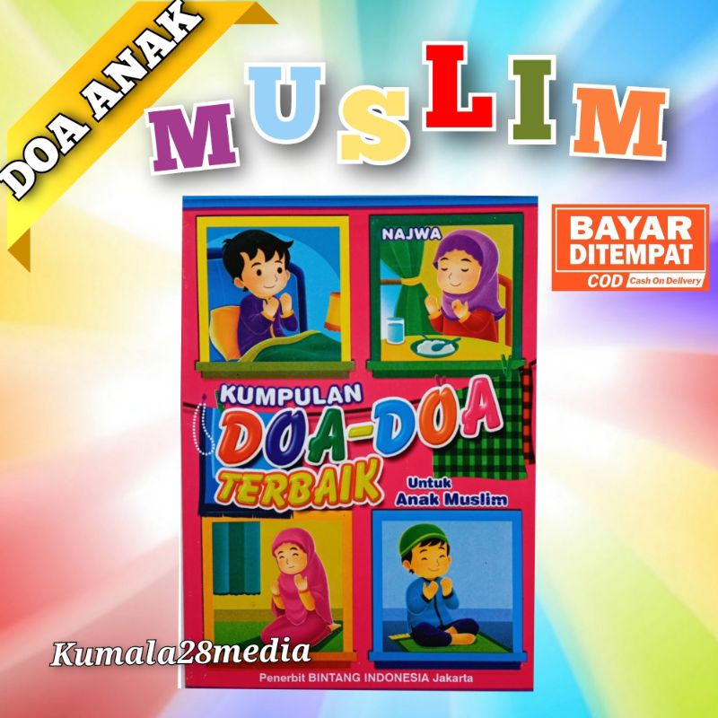 Buku Doa anak Muslim, kumpulan Doa Anak Muslim