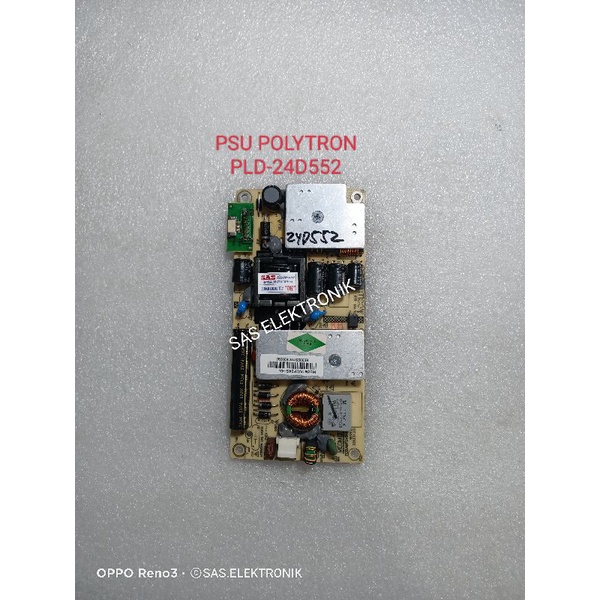 PSU POWER SUPLAY REGULATOR TV LED POLYTRON 24 INCH PLD-24D552 PLD24D552 MEGMEET  AMP24S-HS