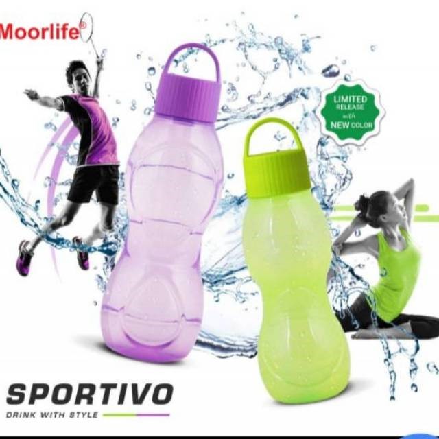 Botol Minum SPORTIVO Moorlife 750 ml dijual satuan