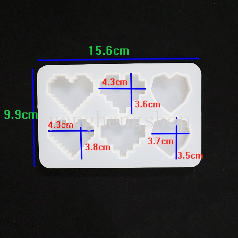 Cetakan Lilin / Sabun / Resin Bentuk Geometri 3D Bahan Silikon Untuk Dekorasi DIY