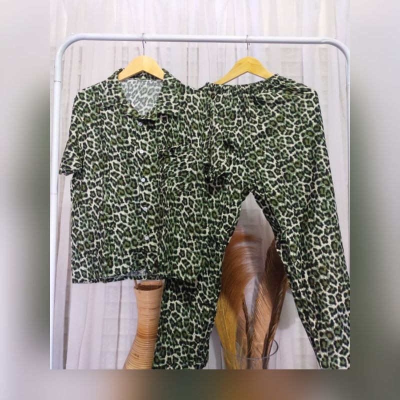 BAJU TIDUR SET PIYAMA PANJANG XXL (PILIH MOTIF)