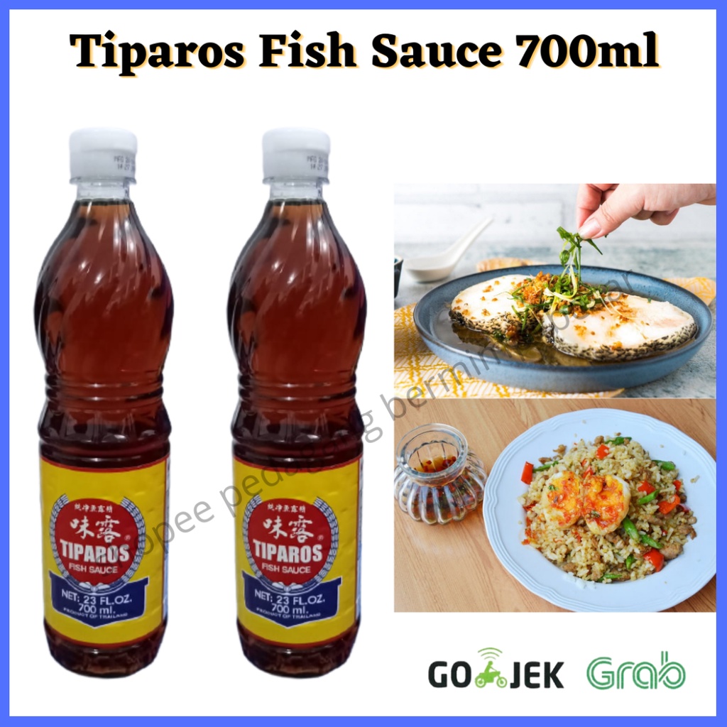 Tiparos Fish Sauce 700ml/ Kecap Ikan Tiparos Thailand Halal/ Kecap Ikan 700ml/ BUMBU MASAK SAUS KECAP IKAN THAILAND