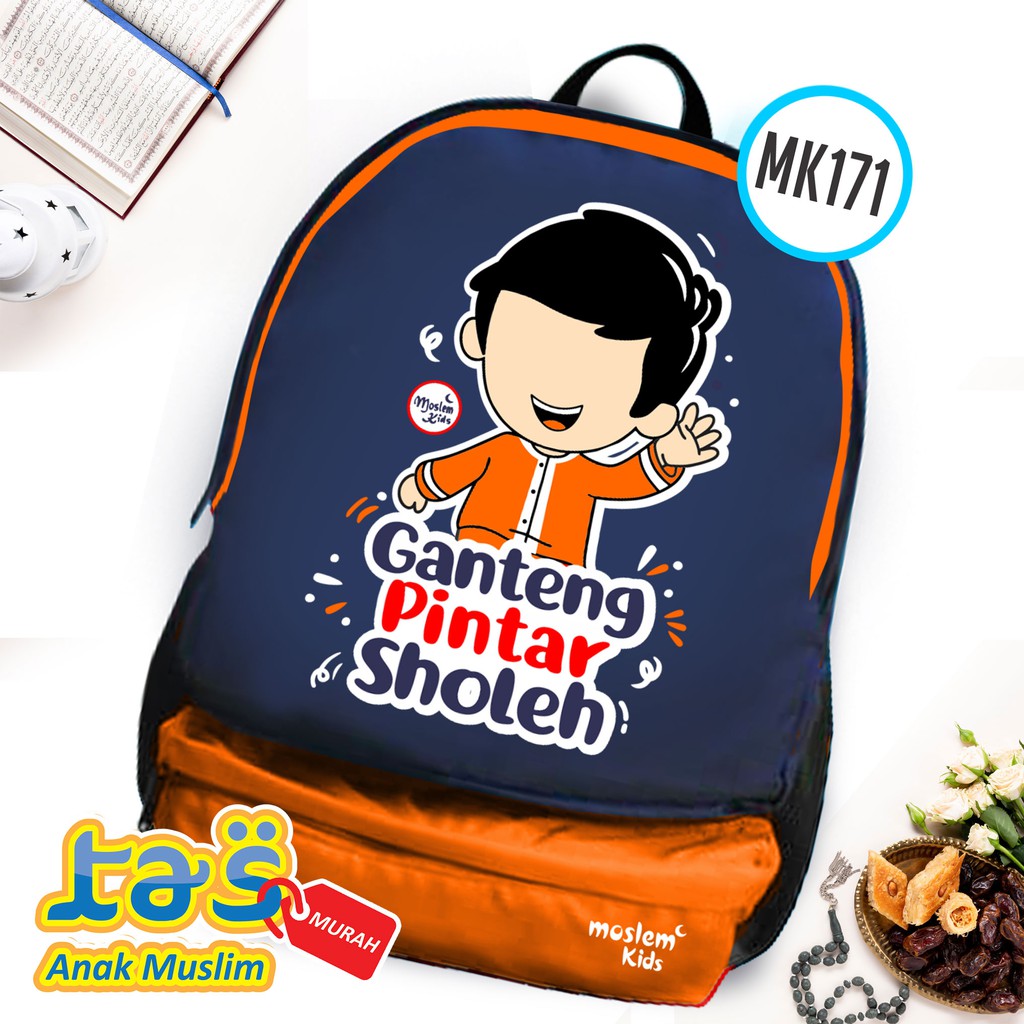 Tas Sekolah Ransel Anak Play Group PG TK SD Small Bagpack Bag Back Pack Muslim