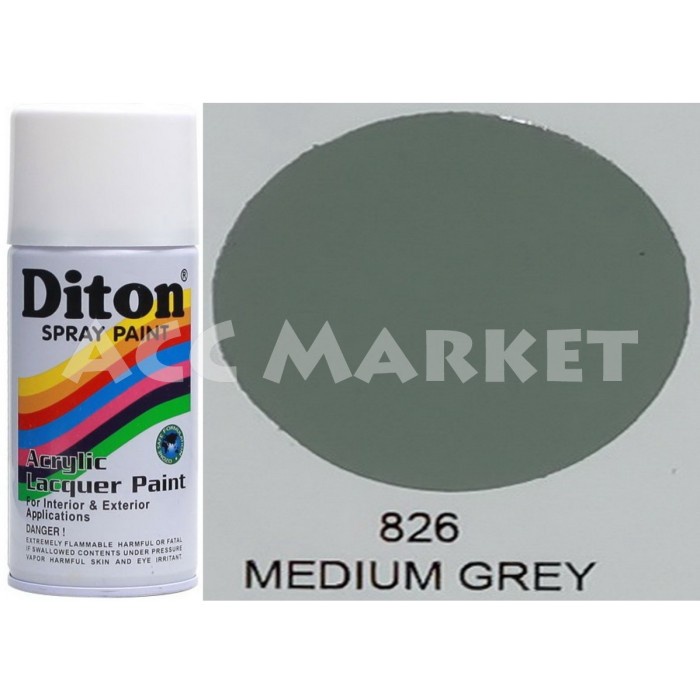 Pilox Diton 300cc Pilok Pylox Abu Medium Grey 826