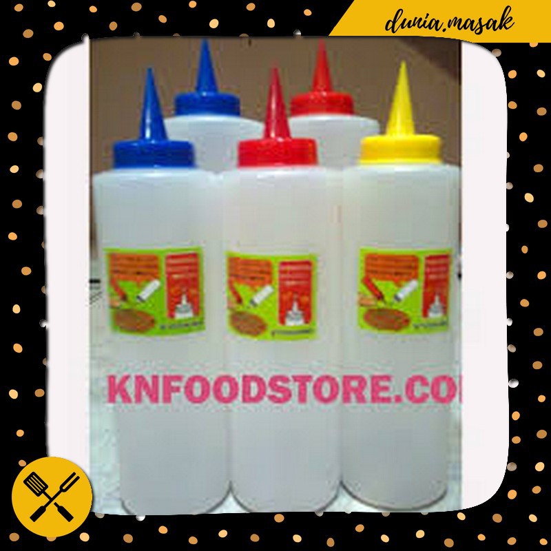 Botol Ujung Lancip Sedang Botol Saus Mayonaise Ujung Lancip Unik Murah Berkualitas