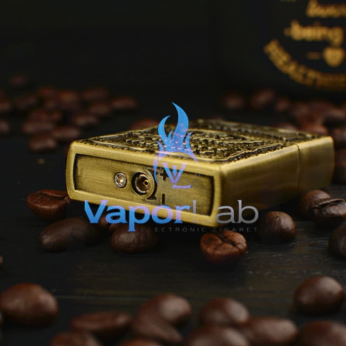 mancis korek api gas isi ulang model zippo logo JD unik murah keren - 9757- Gold