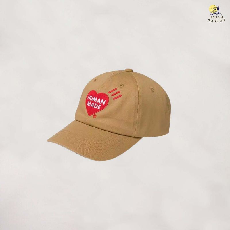 Topi human made heart logo 6 panel