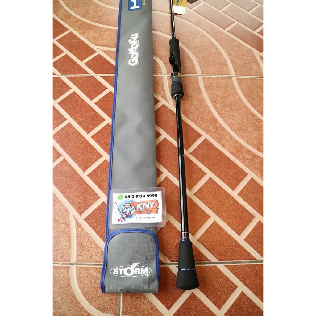 Rod Joran Storm Gomoku Black Kaiten New 2016 Facelift Spinning Type Rt76 Shopee Indonesia