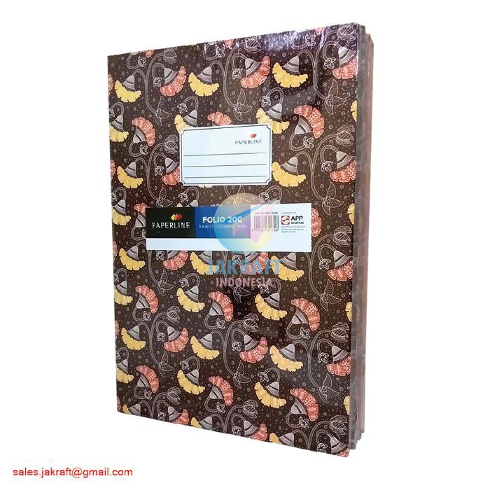 

Buku Folio Hard Cover Hardcover isi 200 Lembar PAPERLINE Terbaik Kode 1198