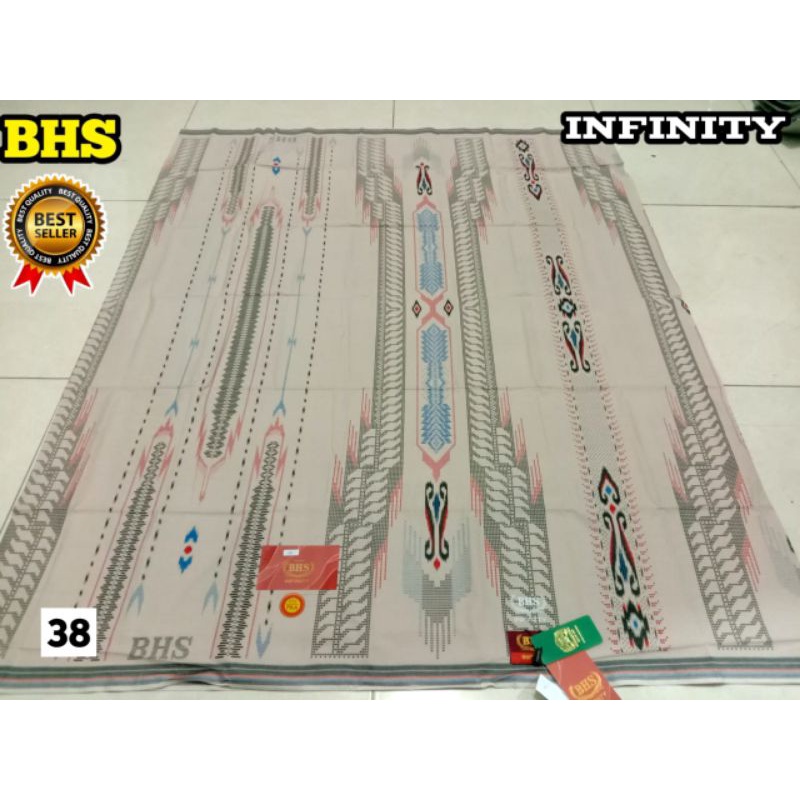 BHS NEW MOTIF INFINITY PUTIH KUNING ABU2