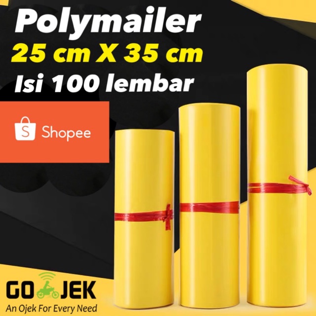 Amplop polymailer 25*35cm isi 100 lembar | Shopee Indonesia