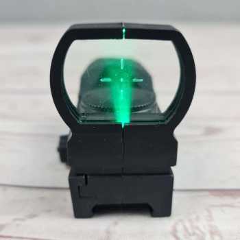 Teropong Senapan Holographic Green Dot Scope 20mm Rail Mount