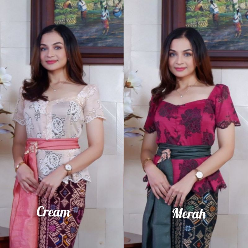 Set Kebaya Brokat Katun Lace Jennie