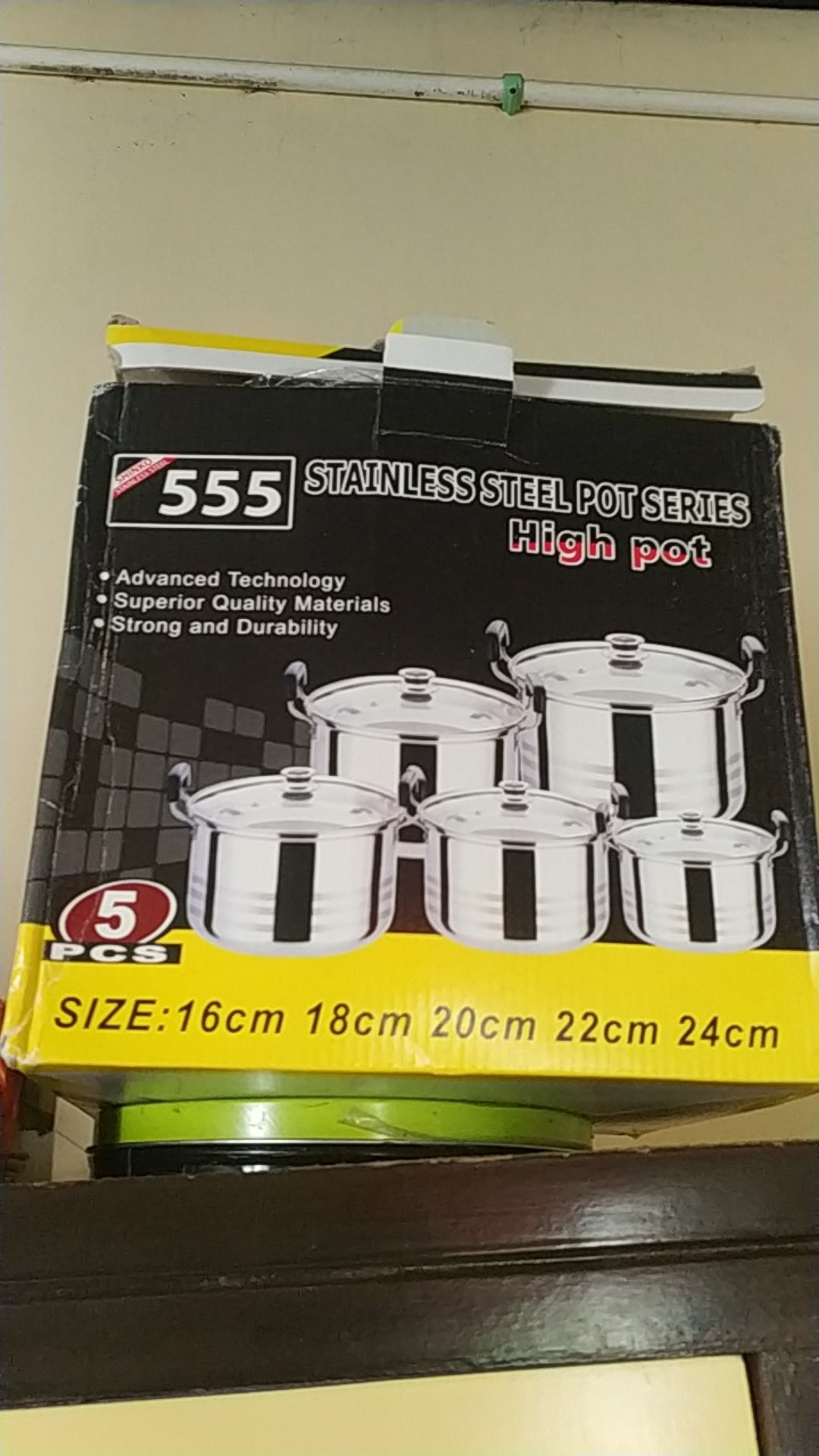 Panci Set Stainless 555 Plus Steamer Kukus