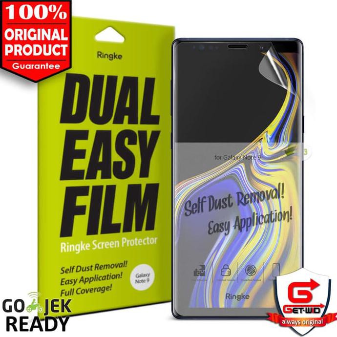 Screen Protector Anti Gores Galaxy Note 9 Ringke Dual Easy Film