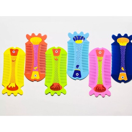 SISIR KUTU IKAN QING XING / SERIT RAMBUT SERIT KUTU MODEL IKAN / SISIR KUTU WARNA WARNI BEST SALER