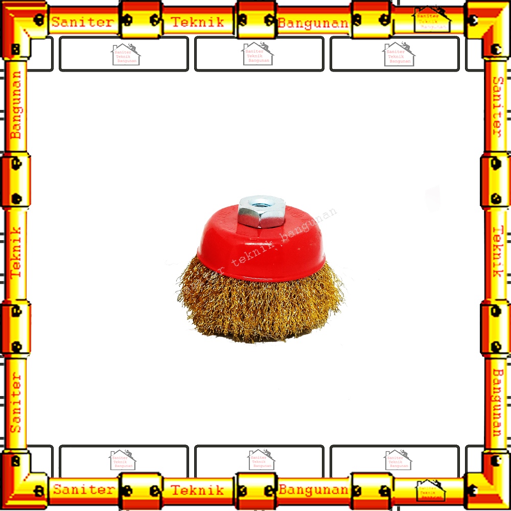 Sikat Kawat Mangkok 2.5 Inch Cup Brush King