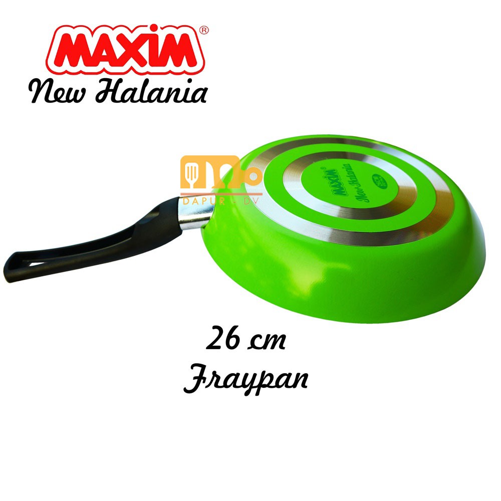 Maxim wajan halania frypan 26 cm HALAL CERTIFIED Teflon Non-Stick Coated