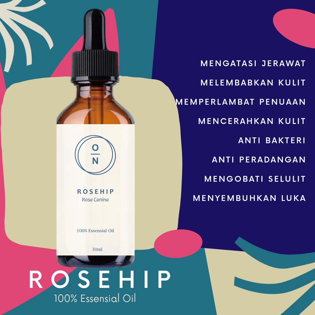 Pure Virgin Rosehip Oil Cold Pressed Penangkal Tanda Penuaan Dini Minyak Face Oil Biji Mawar Alami