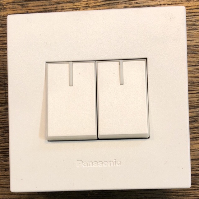 SAKLAR DOUBLE/SERI PANASONIC STYLE PUTIH