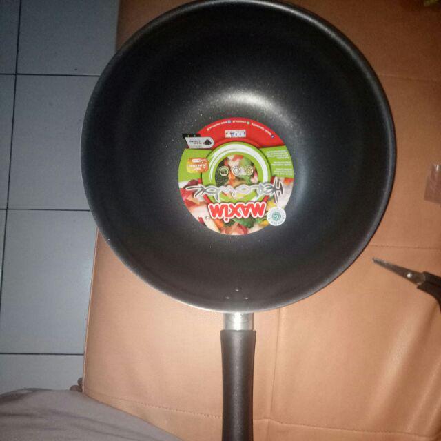 Maxim Wajan Teflon Hero Wok 26 Cm - Anti Lengket