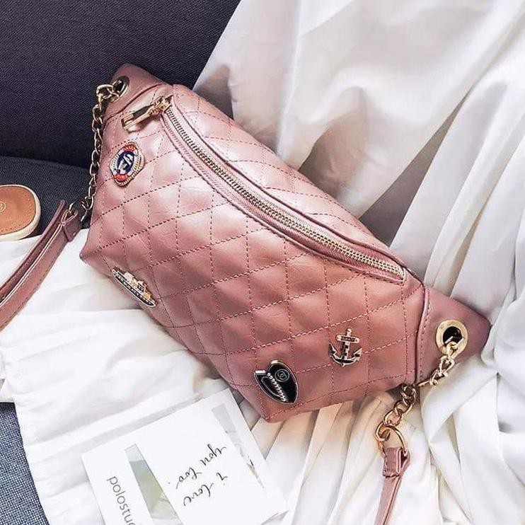 EL 176 CR 7131 BQ 2384 GT 1653 GI  LT 1688 RISCE TAS WAISTBAG IMPORT WANITA CEWEK PINGGANG JT X3A6