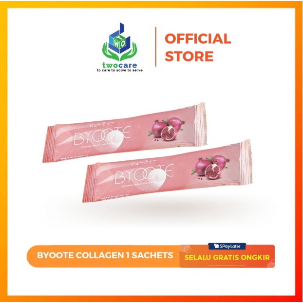 BYOOTE COLLAGEN GLUTATHIONE 1 SACHET BPOM