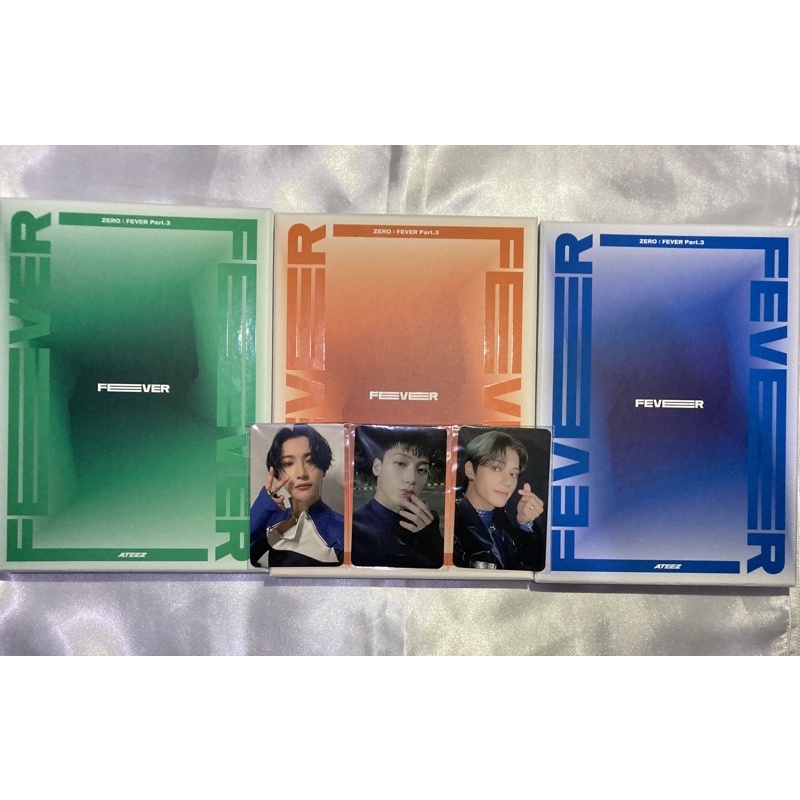 READY STOCK ATEEZ ZERO : FEVER PART 3 POB PHOTOCARD KTOWN SEONGHWA SAN WOOYOUNG