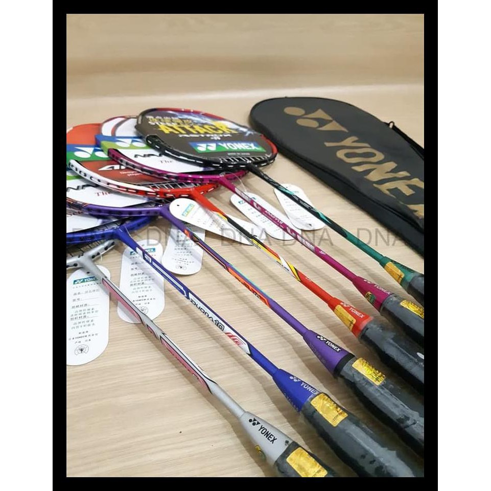 Raket Badminton Yonex Import (Senar + Tas + Grip) DISKON