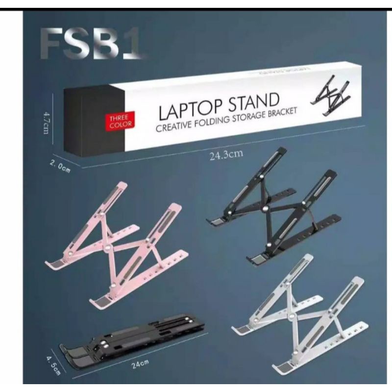 Holder Stand Laptop Multifungsi Stand Laptop Holder Lipat Standing Tablet