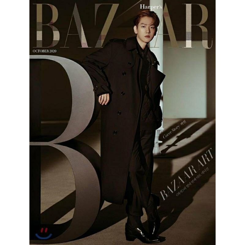 (PO KOREA🇰🇷) BAEKHYUN HARPER BAZAAR MAGAZINE - OFFICIAL KOREA