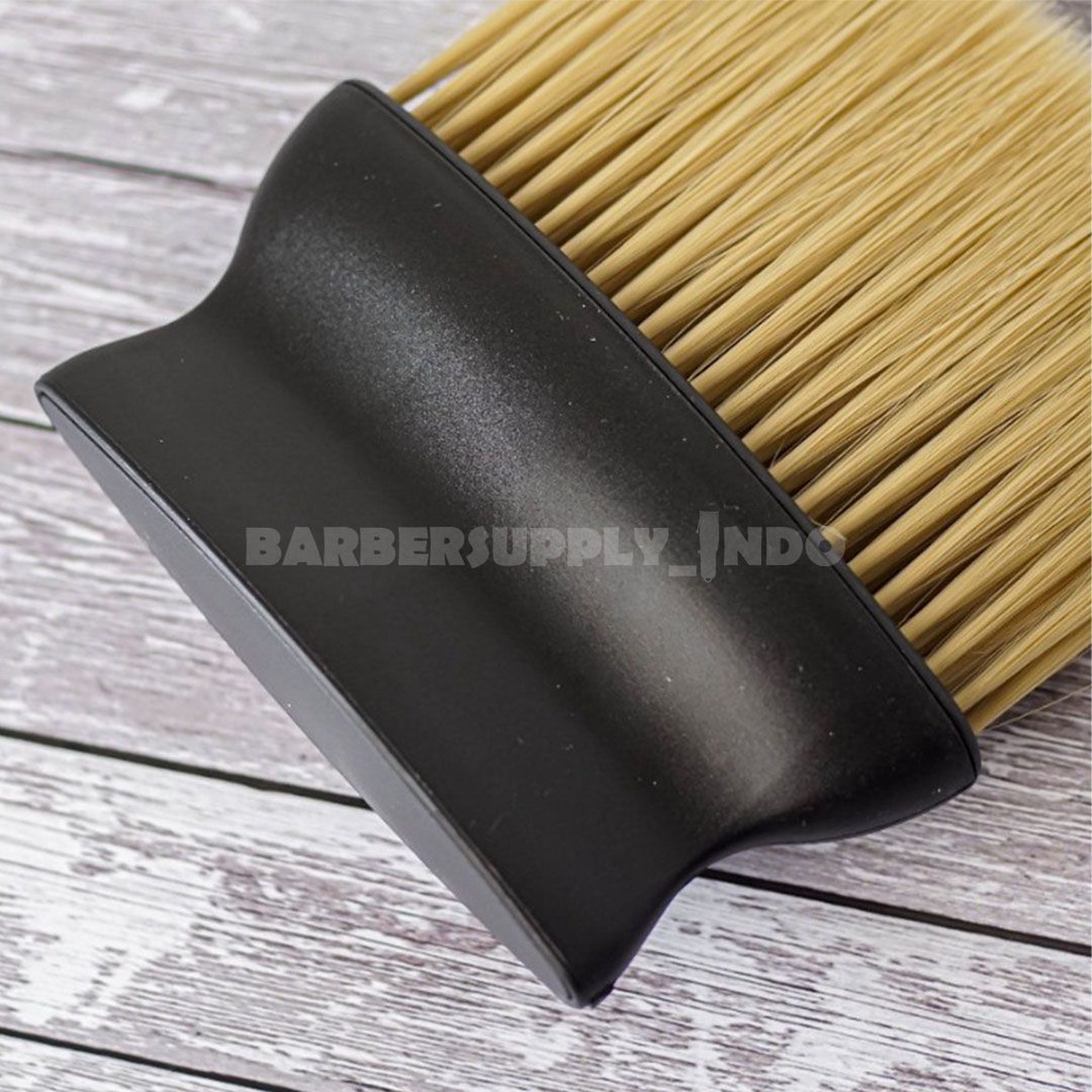 SIKAT / KUAS / BRUSH GEPENG NYLON HALUS NECK LEHER MUKA BARBER PANGKAS