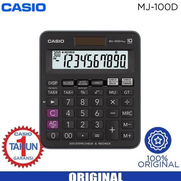 

Kalkulator Casio Mj-100D Plus - Calculator Desktop Mj 100 D Plus Ori