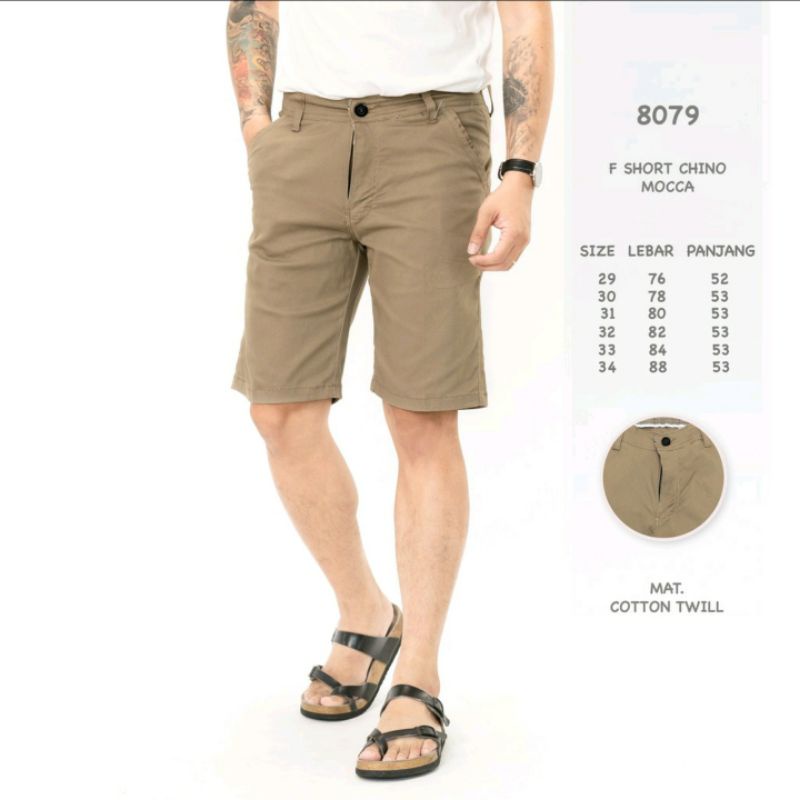 [Bisa Cod] Celana Pendek Pria Polos Slimfit Cassual