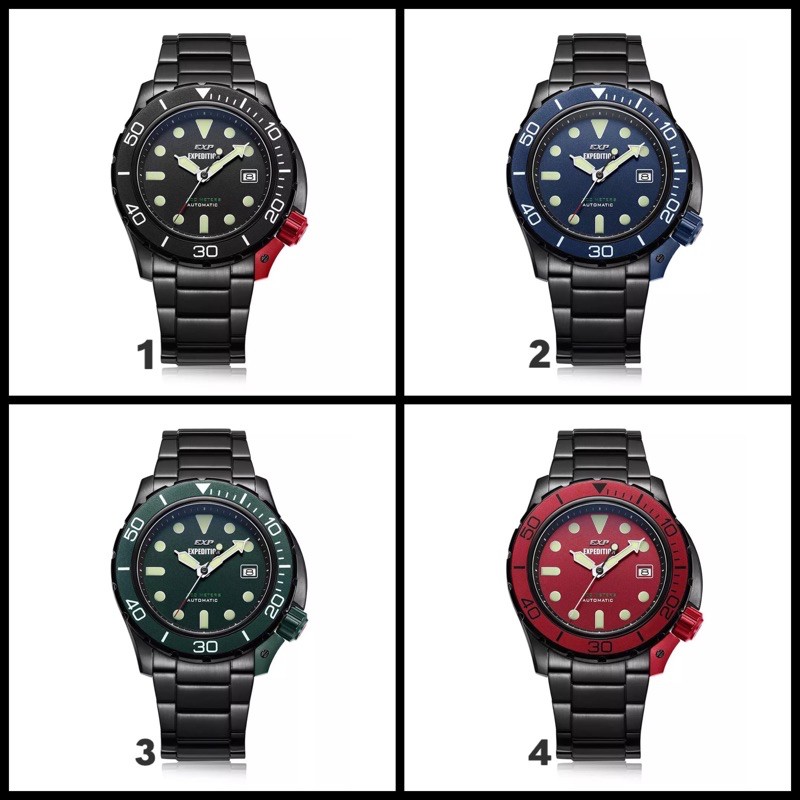 Jam Tangan EXP Expedition Pria Automatic 200M E6809 E6809M E 6809 Original