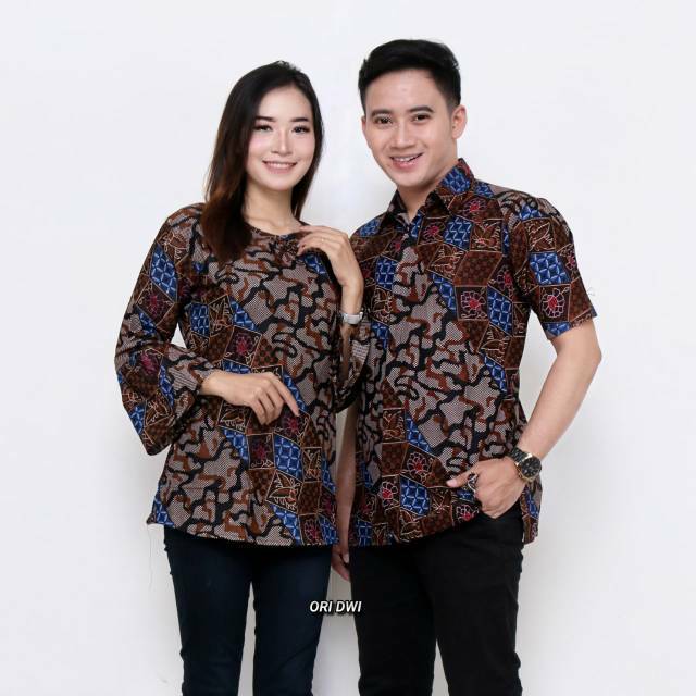 Maura Couple - Sania Ruffle Batik Couple