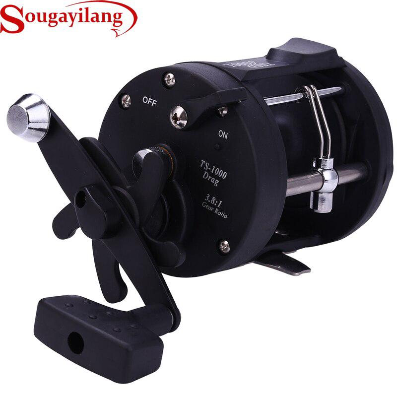 Sougayilang Alat Pancing Drum Trolling Fishing Reels 3.8:1 ...