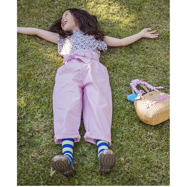 babyfit RENNEA baju setelan bunga batik dengan celana panjang katun import al-903