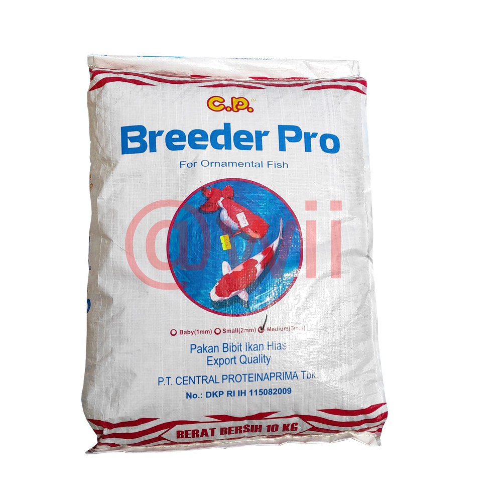 breederpro breeder pro makanan pakan ikan koi food 10kg 10 kg