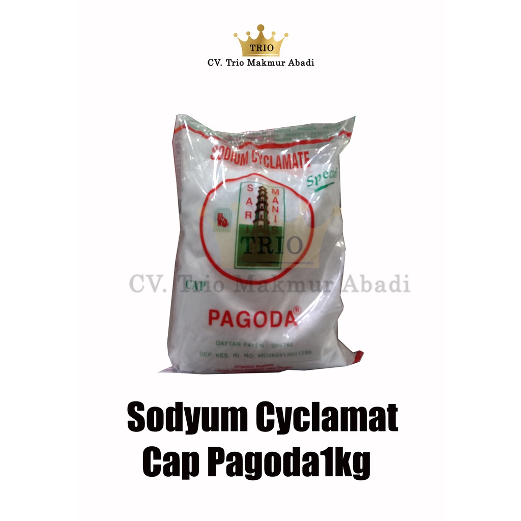 

Sari manis Sodium Cyclamate cap pagoda 1kg