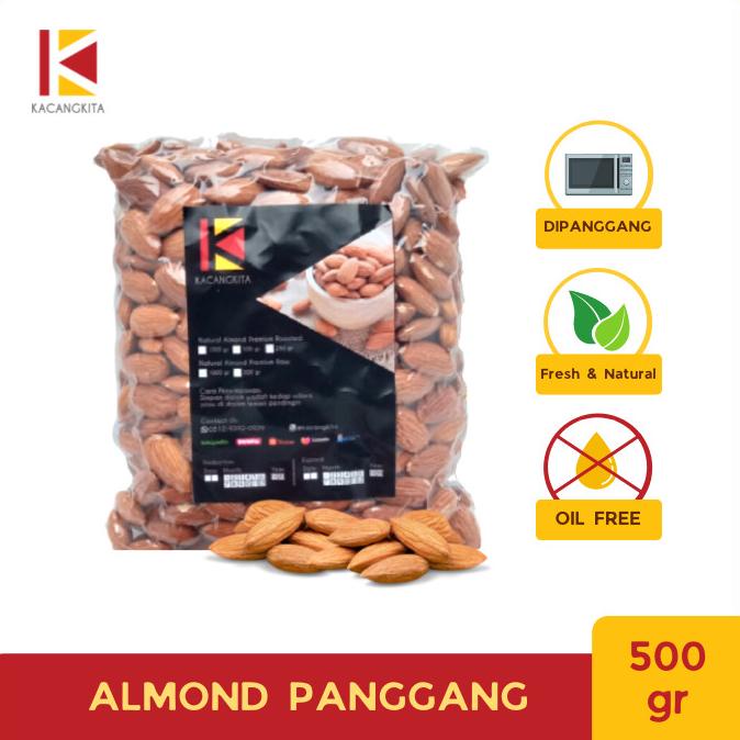 

Almond Roasted (Kacang Almond Panggang) Blue Diamond tanpa cangkang - f1b3