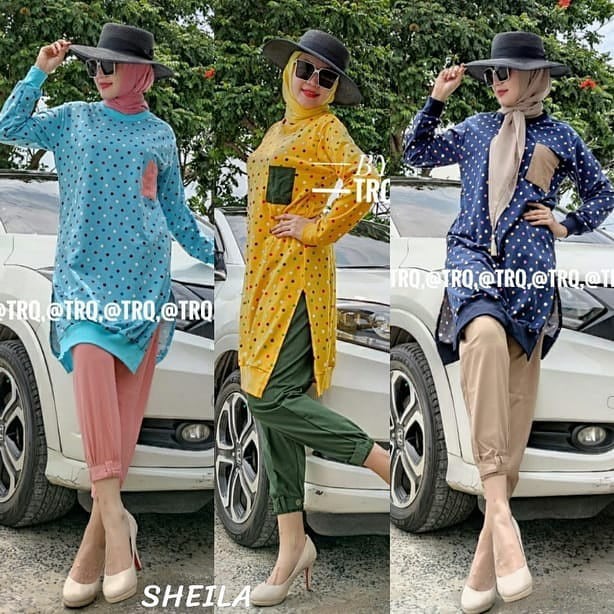 SHEILA by TRQ Fashion (Dress casual, baju kasual, setelan sporty , gamis murah simple)