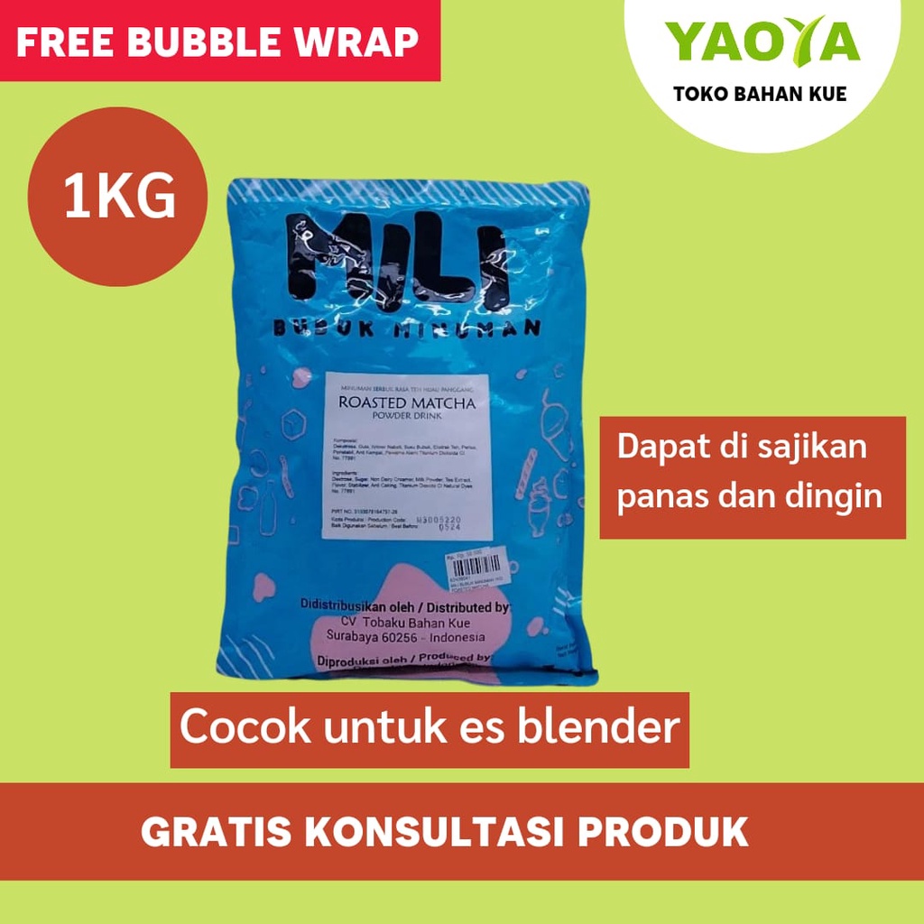 

MILI BUBUK MINUMAN 1KG ROASTED MATCHA