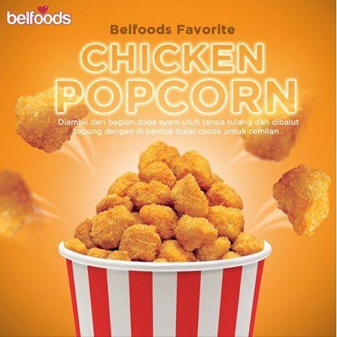 BELFOODS FAVORITE AYAM POPCORN 500GR / NUGGET AYAM POPCORN